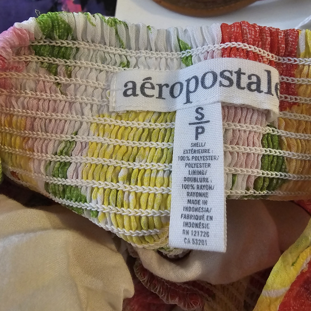 Aeropostale Multi-color Babydoll Dress